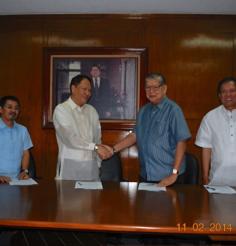 Contract Signing with Mitsubishi